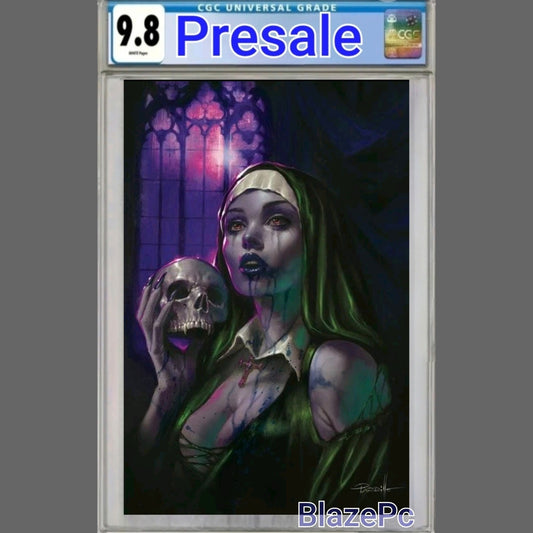 Vampirella #8 CGC 9.8 1:10 Cover P Parrillo Ultraviolet VIRGIN Variant PRESALE