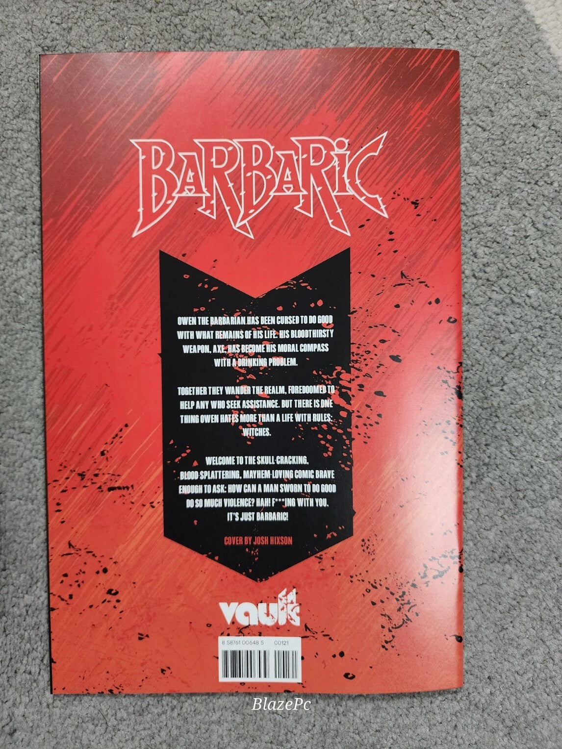 Barbaric #1 1st Print A B C D Polybagged Complete SET Vault Comics 2021 NM