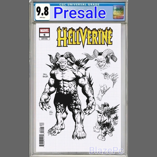 Hellverine #6 CGC 9.8 1:10 Raffaele Ienco Variant Hell Hulk 2025 PRESALE