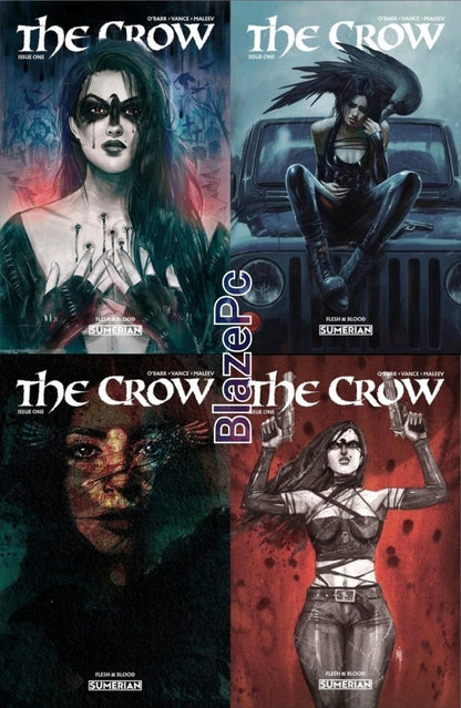 Crow Flesh and Blood #1 Cover A B Variant Set Options 2026 Presale 10/7