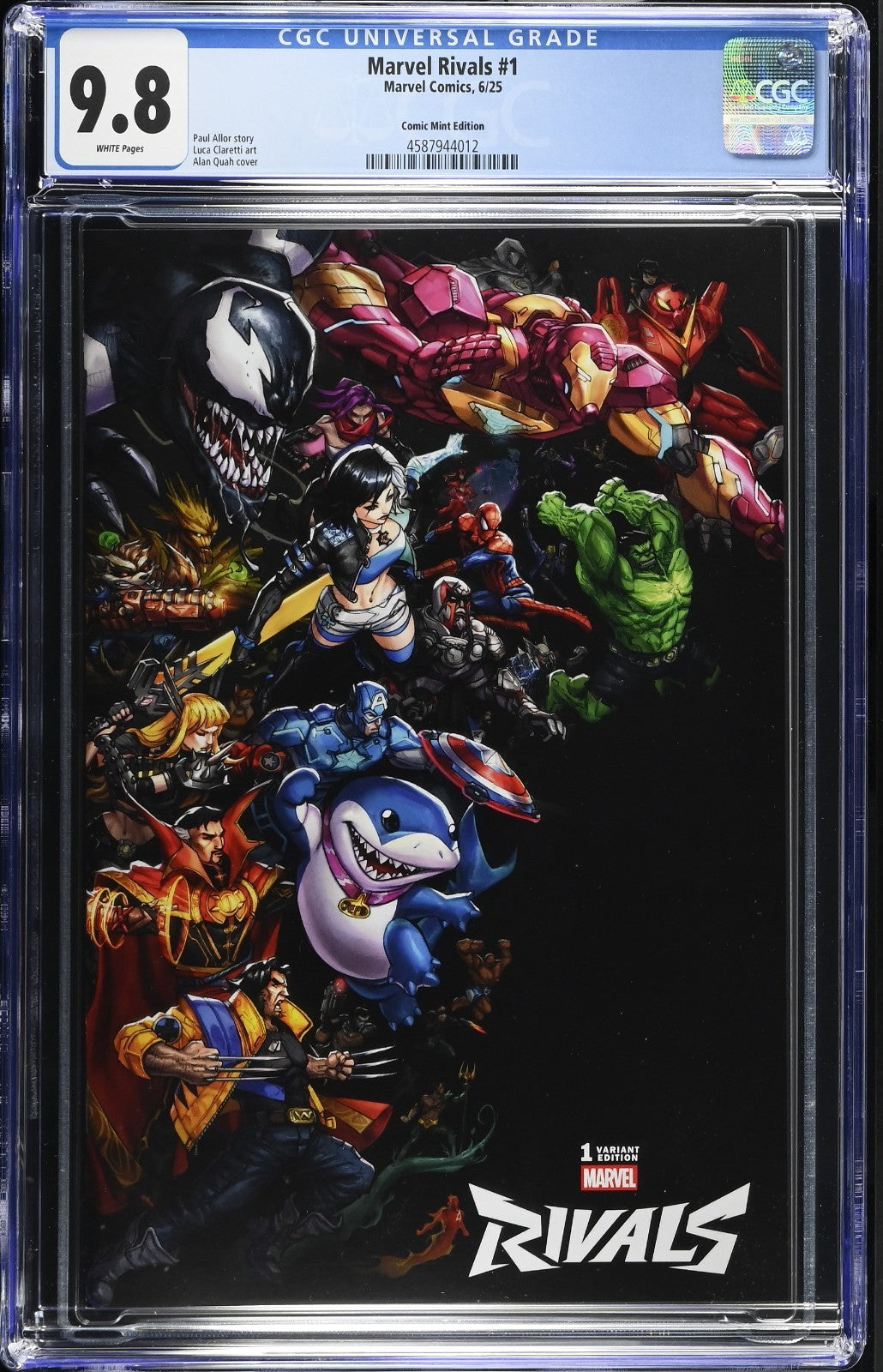 Marvel Rivals #1 CGC 9.8 Alan Quah Exclusive Variant Mint Allor Black 2025