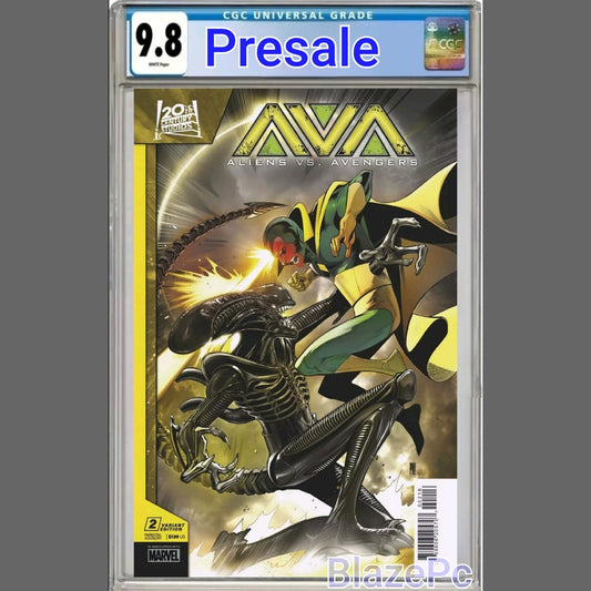 Aliens Vs Avengers #2 CGC 9.8 1:25 Paco Medina Variant Hickman 2024 PRESALE