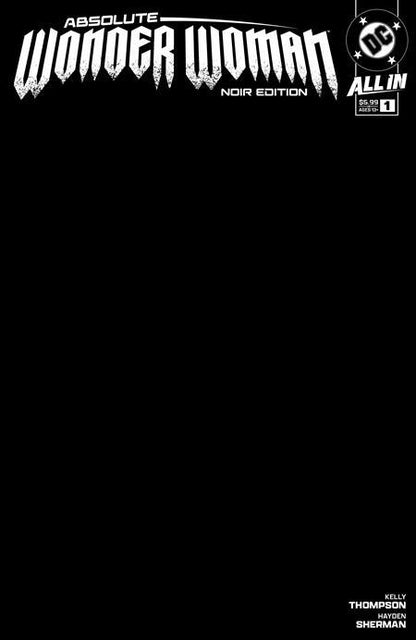 Absolute Wonder Woman Noir Edition #1 Cover A B C Foil Variant Set Options DC NM