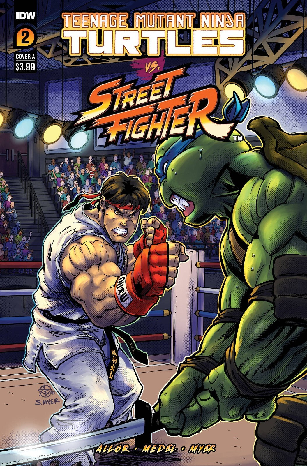TMNT Vs Street Fighter #2 Cover A B C Variant Set or 1:25 Options IDW 2023 NM