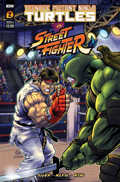 TMNT Vs Street Fighter #2 Cover A B C Variant Set or 1:25 Options IDW 2023 NM