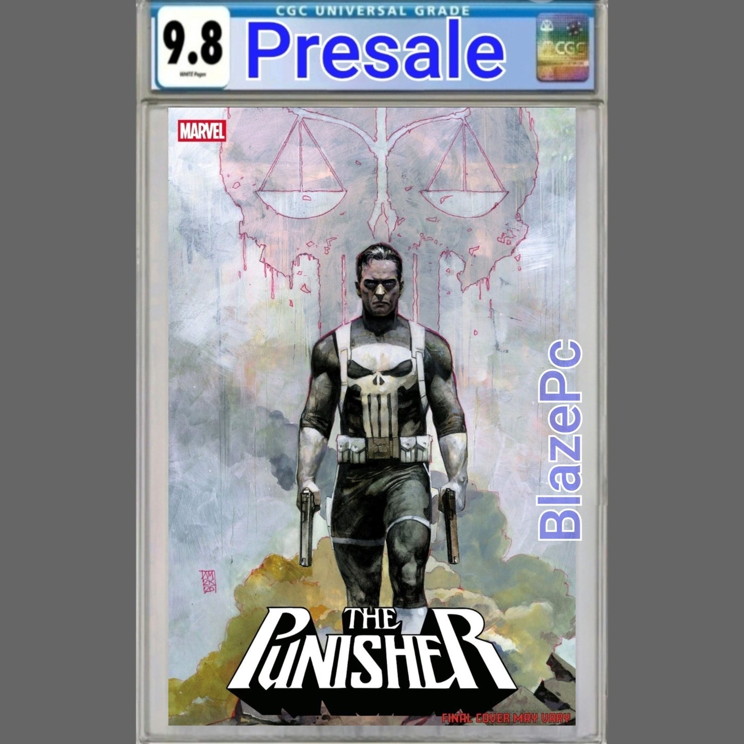 Punisher #2 CGC 9.8 1:25 Alex Maleev Variant Marvel 2026 PRESALE