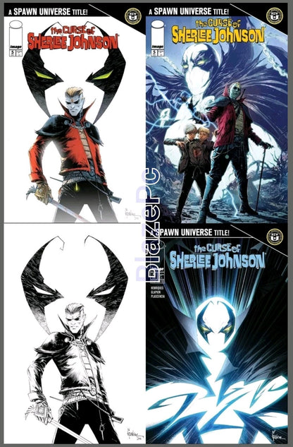 Spawn The Curse Sherlee Johnson #5 A B C D Variant Set Option Image Presale 4/22
