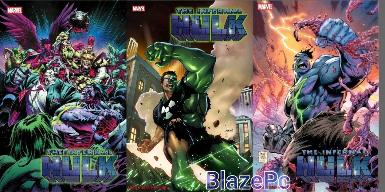 Infernal Hulk #4 Cover A B C Variant Set Options Marvel 2026 Presale 2/25
