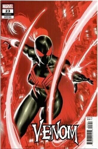 Venom #23 Cafu Spoiler Variant Al Ewing Black Widow Marvel 2023 NM