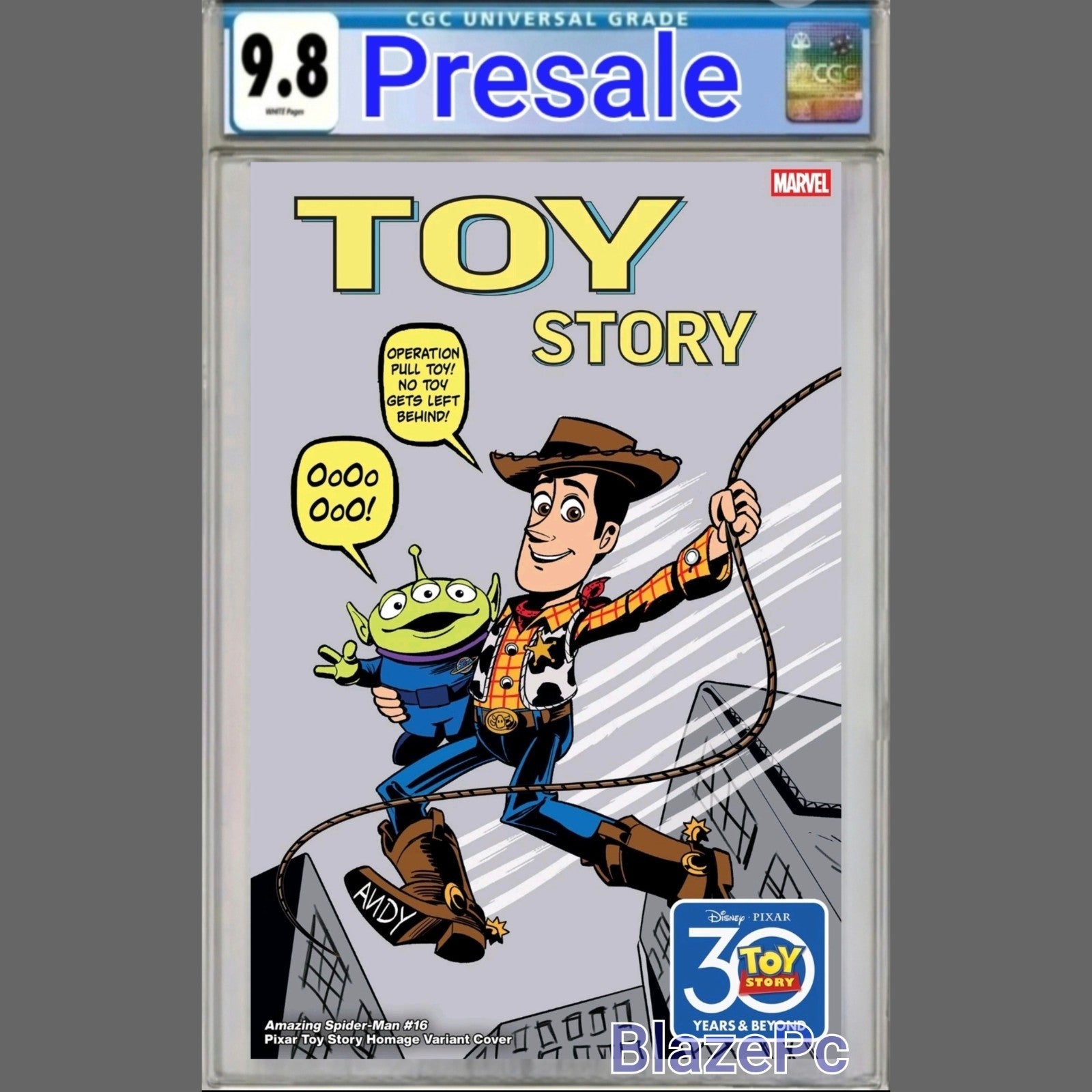 Amazing Spider-Man #16 CGC 9.8 Forcelloni Pixar Toy Story Homage Variant PRESALE