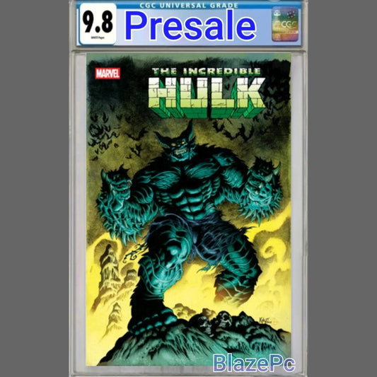 Incredible Hulk #30 CGC 9.8 1:25 Kyle Holtz Variant 1st Print 2025 PRESALE