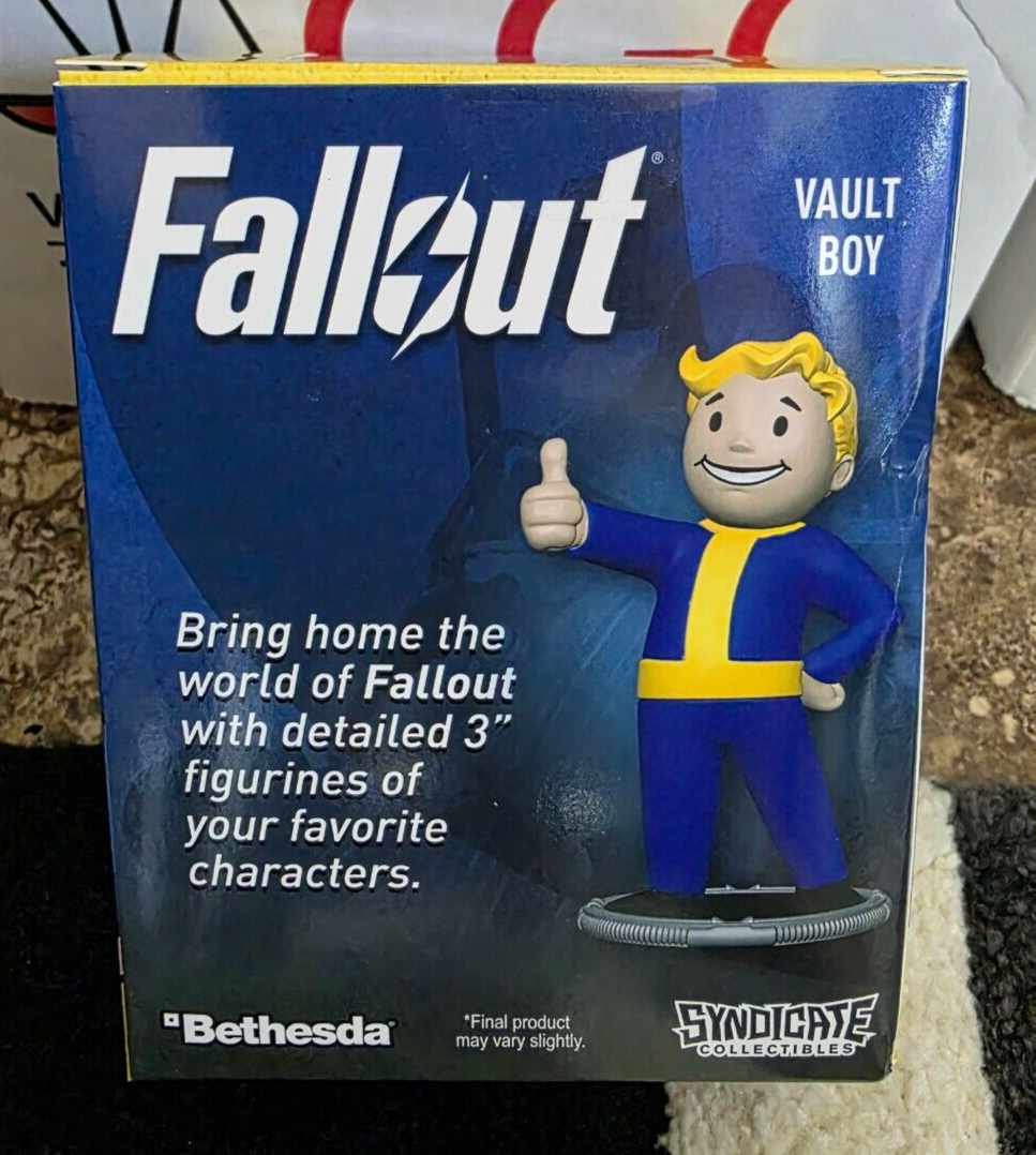 Fallout Vault Boy Thumbs Up 3 Inch Figure Brand New Bethesda Toynk Syndicate