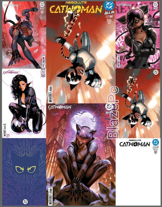 Absolute Catwoman #1 Cover A B C D E F G Variant Set or 1:25 Option Presale 6/10