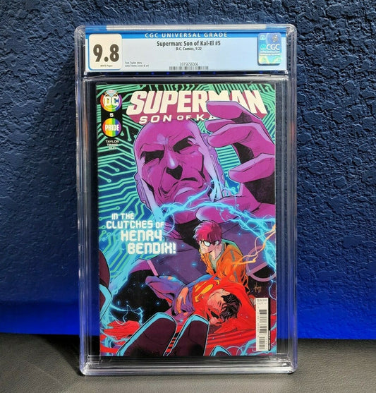 Superman Son of Kal-El #5 CGC 9.8 Cover A Timms 1st Print DC Comics Pride 2021 
