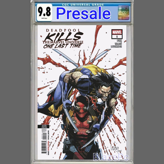 Deadpool Kills The Marvel Universe One Last Time #1 CGC 9.8 Yu 2nd Print PRESALE
