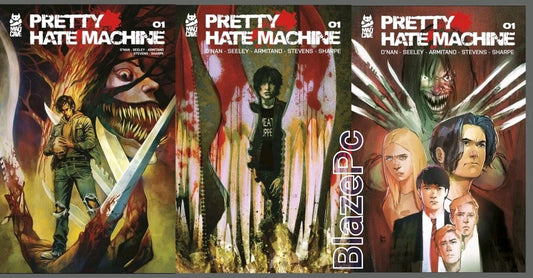 Pretty Hate Machine #1 Cover A B C Variant Set Options Mad Cave 2026 Presale 4/8