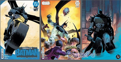 Absolute Batman #1 3rd Print Cover A B C Foil Variant Set Options DC Comics NM