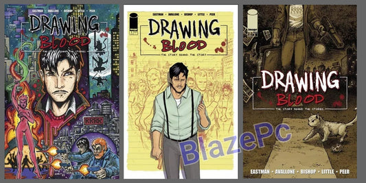 Drawing Blood #1 Cover A B C Variant Set Options Eastman Image Comics 2024 NM