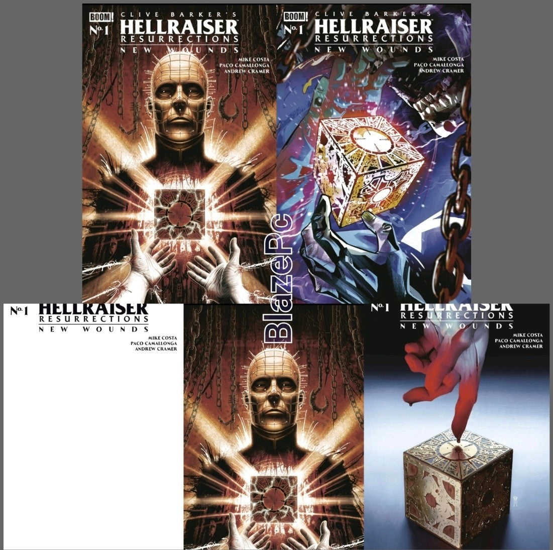 Hellraiser Resurrections New Wounds #1 A B C F G 1:10 Variant Option Presale 9/2