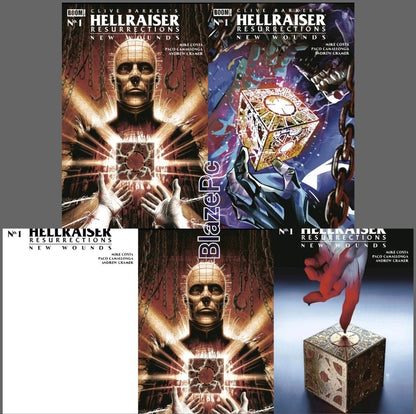 Hellraiser Resurrections New Wounds #1 A B C F G 1:10 Variant Option Presale 9/2