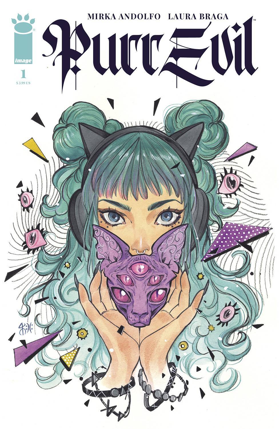 Purr Evil #1 Cover A B C D E Variant Set Options Andolfo Pure Image Comics NM