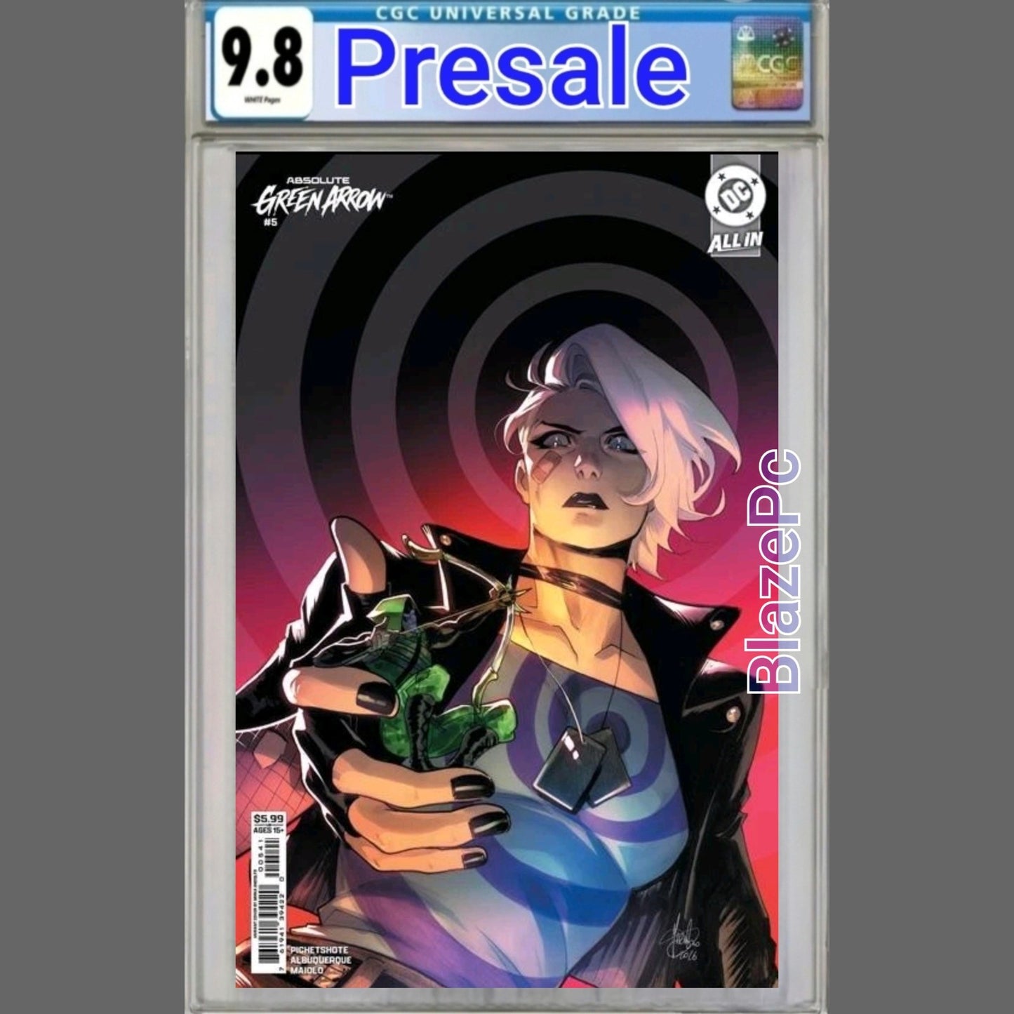 Absolute Green Arrow #5 CGC 9.8 Cover D Mirka Andolfo Variant DC 2026 PRESALE