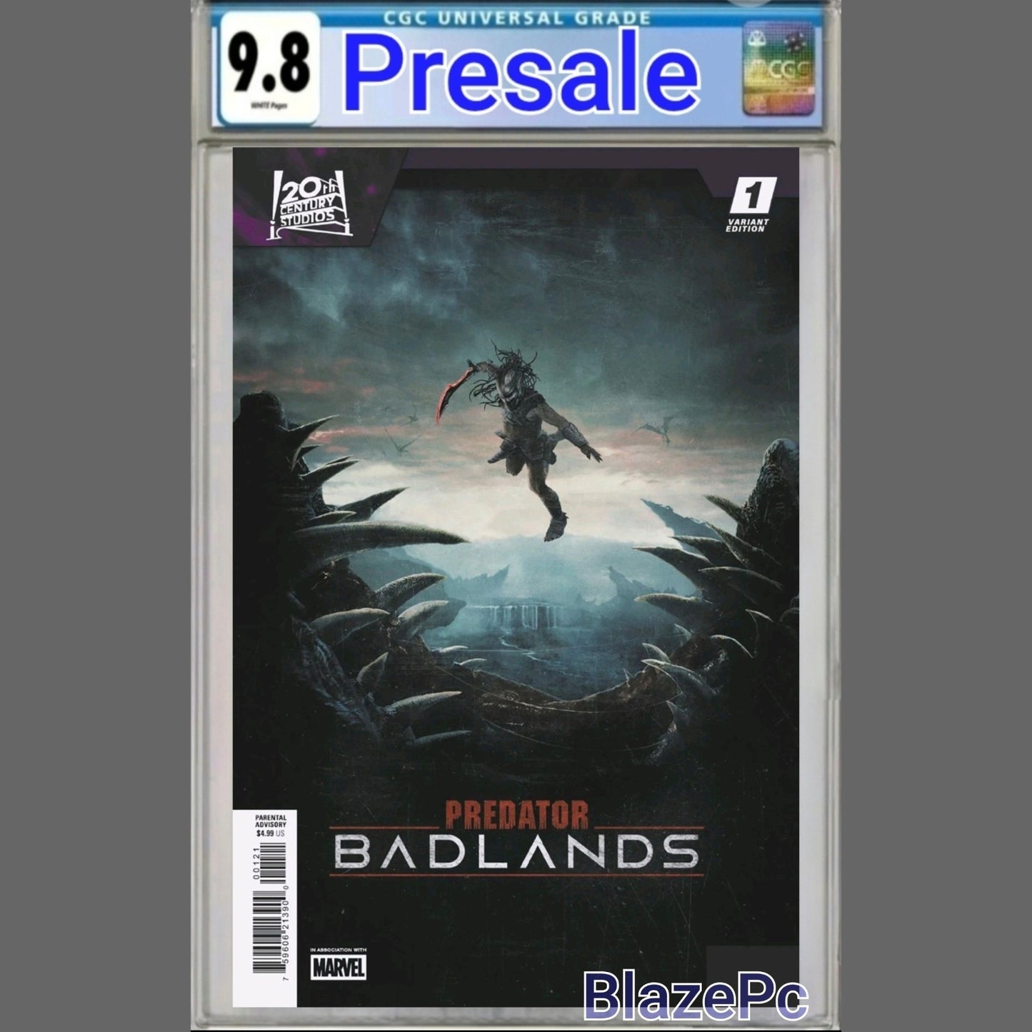 Predator Badlands #1 CGC 9.8 Movie Variant Cover C 1st Print Marvel 2025 PRESALE