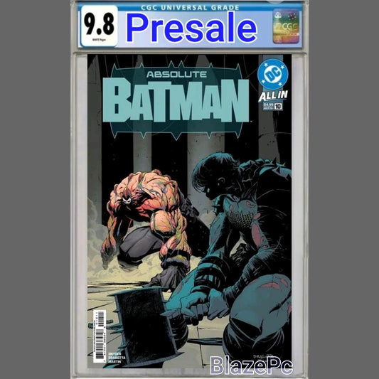 Absolute Batman #10 CGC 9.8 Nick Dragotta Cover A Variant Bane 2025 PRESALE