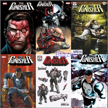 Punisher #2 Cover A B C D E F Variant Set Option Marvel Comics 2026 Presale 3/25