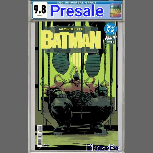 Absolute Batman #11 CGC 9.8 Cover A Dragotta 1st Print Bane DC 2025 PRESALE