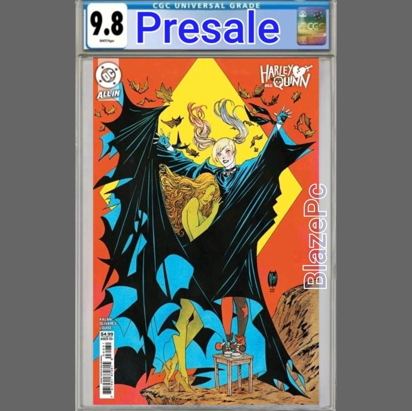 Harley  Quinn #60 CGC 9.8 Guillem March Cover C Variant Bat-Quinn 2026 PRESALE