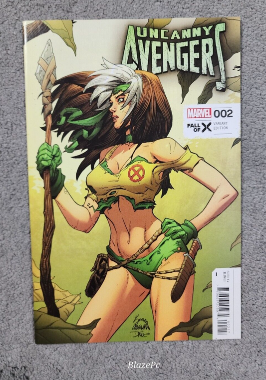 Uncanny Avengers #2 1:25 Ryan Stegman Savage Land Rogue Variant Marvel 2023 NM