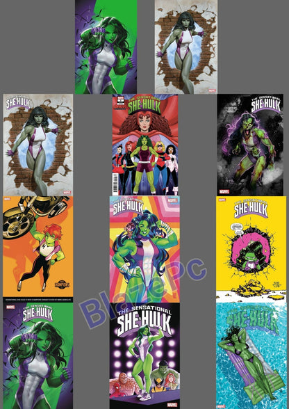 Sensational She-Hulk #1 A B C D E F G H I Foil Variant Set or 1:50 1:100 Options