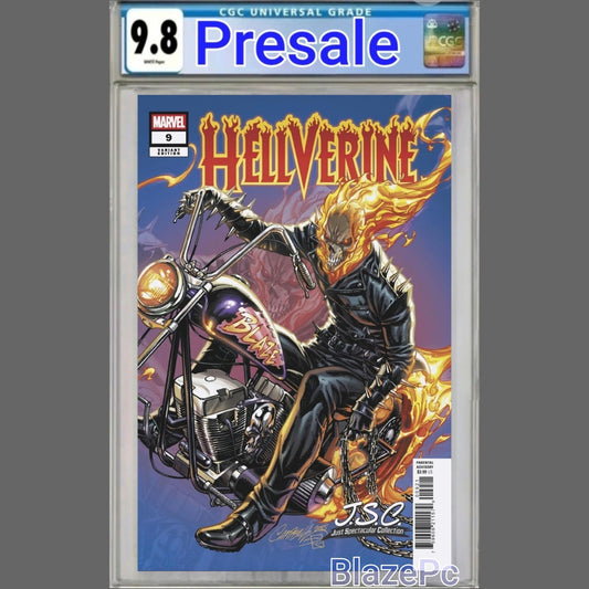 Hellverine #9 CGC 9.8 J Scott Campbell Just Spectacular Variant PRESALE