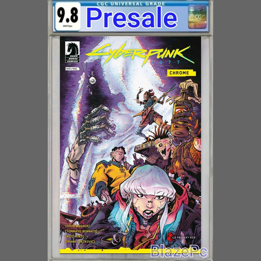 Cyberpunk 2077 Chrome #1 CGC 9.8 Cover A 1st Print Dark Horse 2026 PRESALE