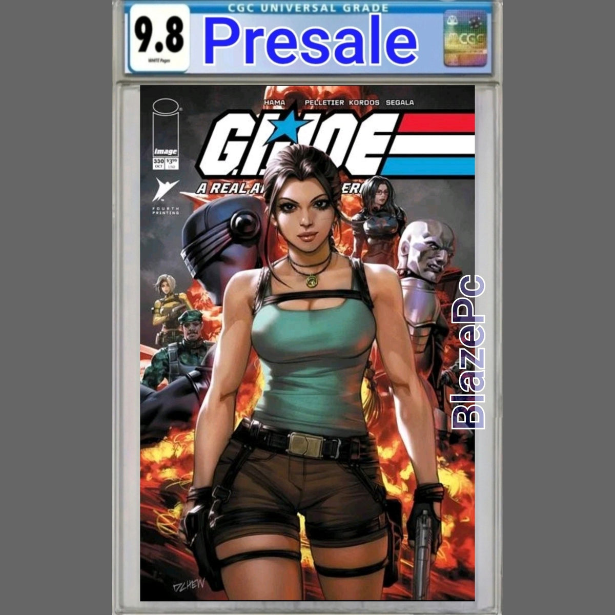 GI Joe A Real American Hero #330 CGC 9.8 4th Print Cover A Croft Variant PRESALE