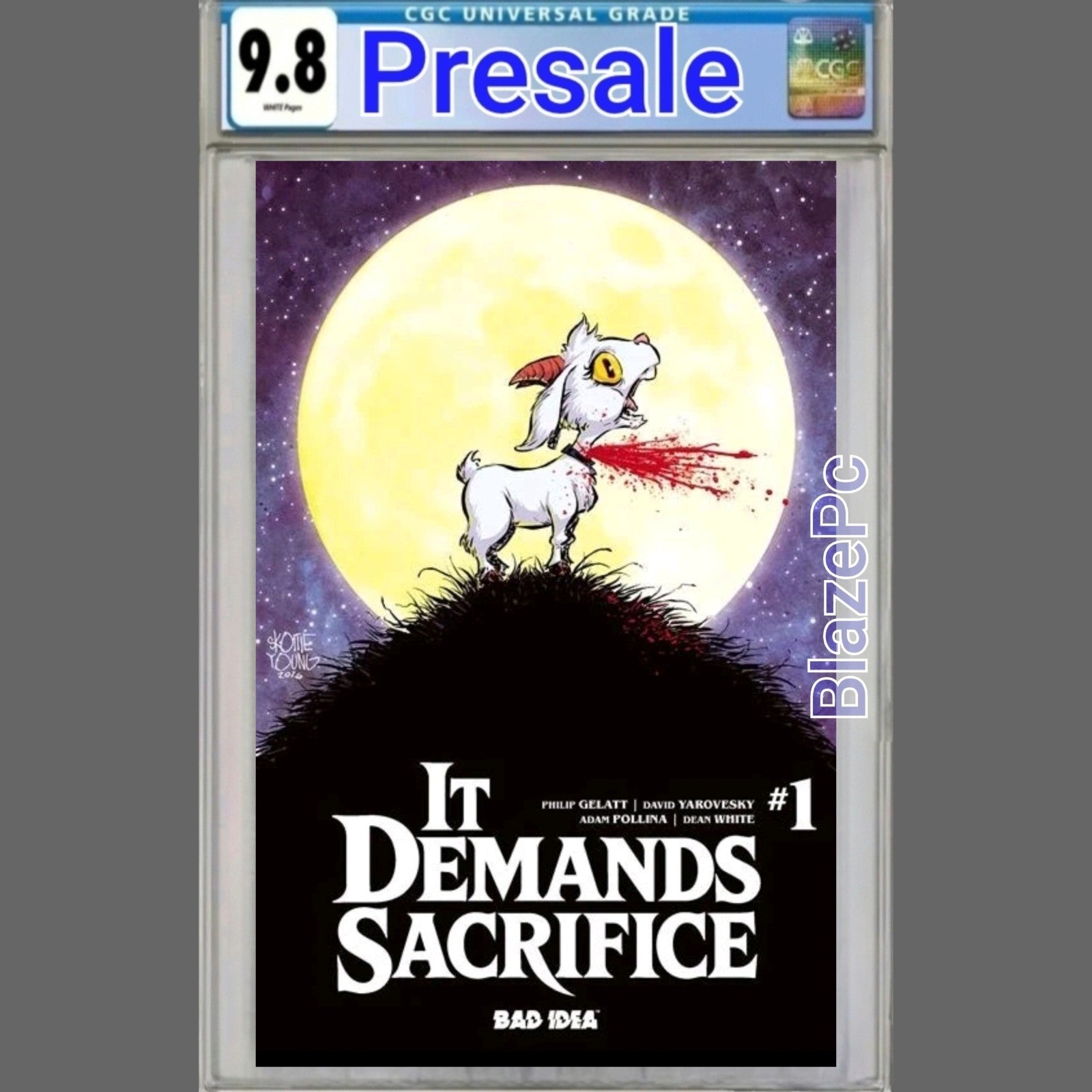 It Demands Sacrifice #1 CGC 9.8 Cover D Skottie Young FOIL Variant 2026 PRESALE