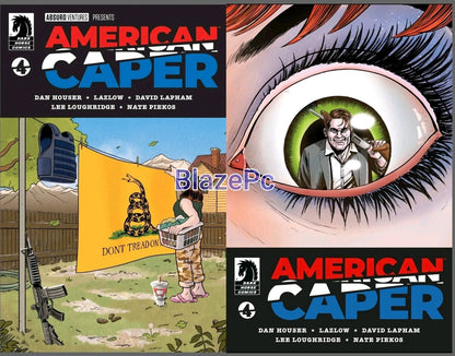 American Caper #4 Cover A B Variant Set Options Dark Horse Comics Presale 2/18
