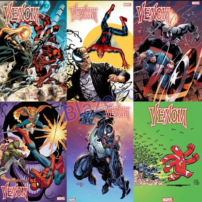 Venom #25 Cover A B C D E F Foil Variant Set Options Ewing Marvel 2023 NM
