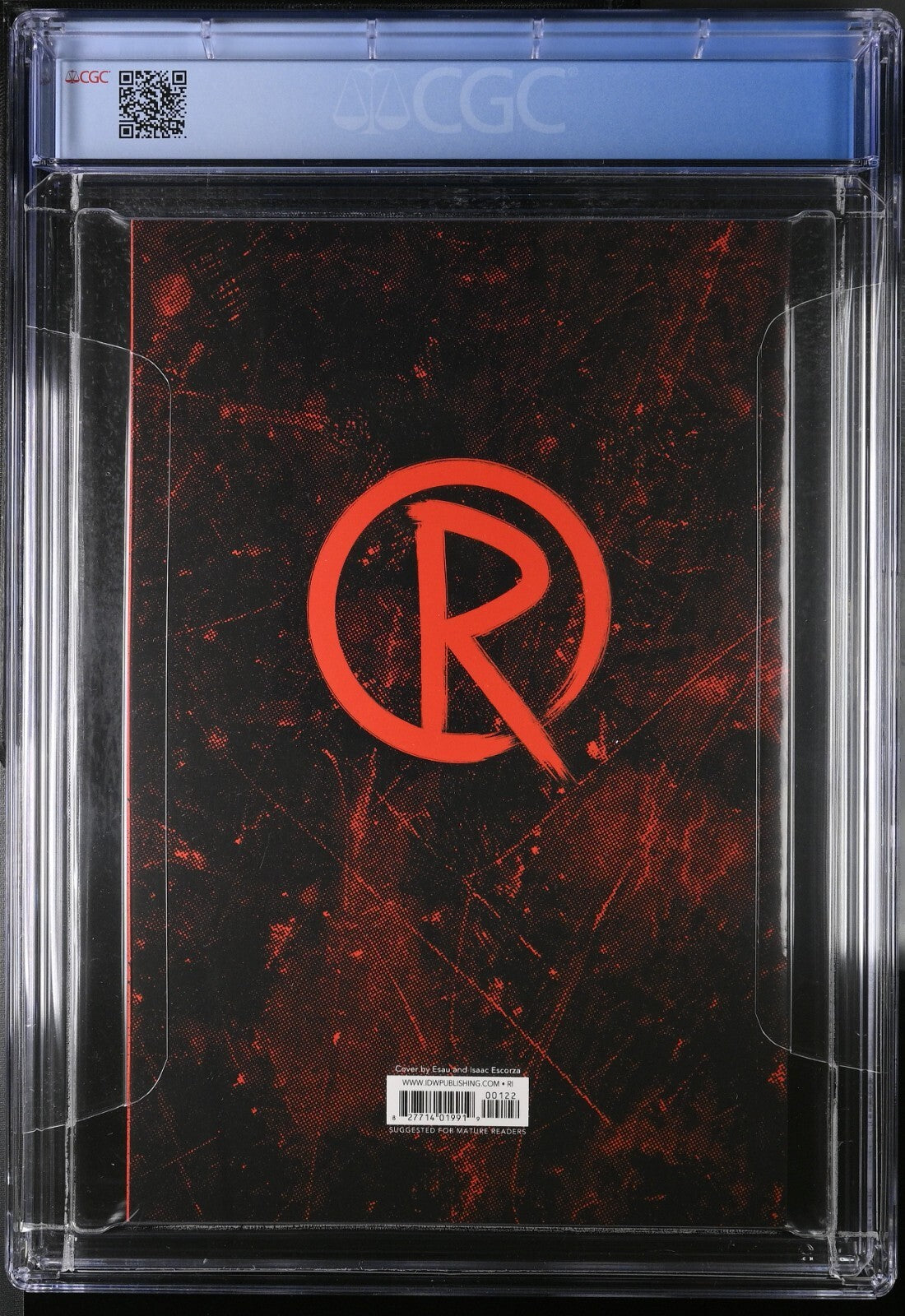 TMNT The Last Ronin #1 CGC 9.8 Thank You 2nd Print Red Logo Variant IDW 2020