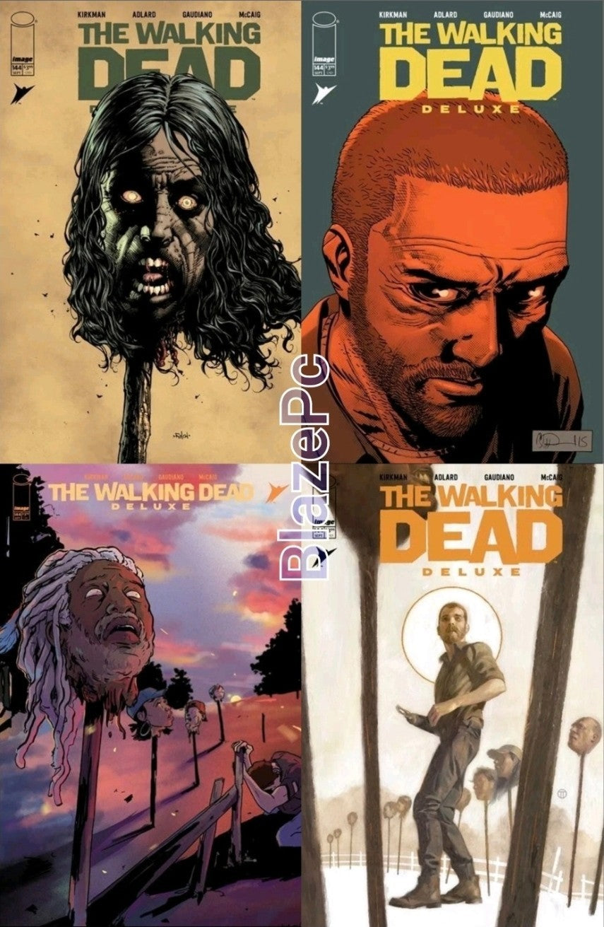 Walking Dead Deluxe #144 Cover A B C D Variant Set Options 2026 Presale 9/2