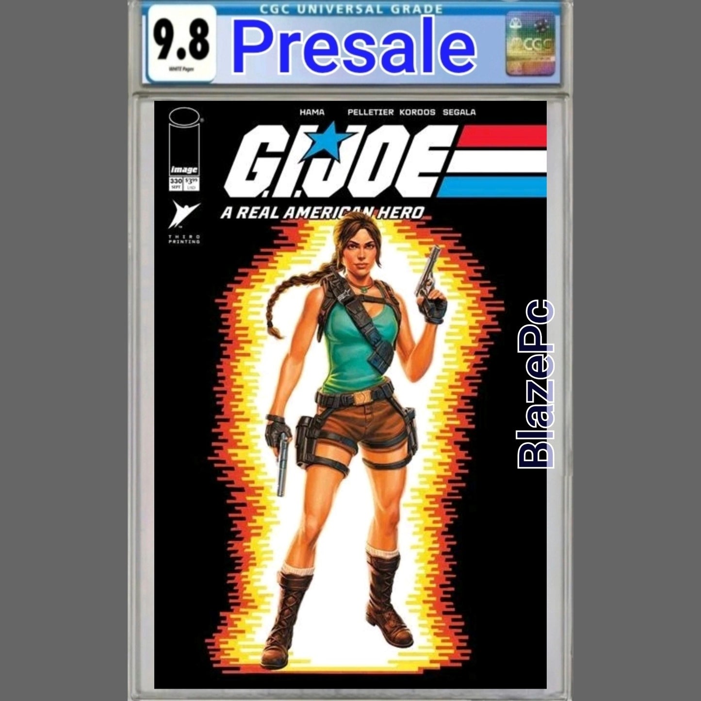 GI Joe A Real American Hero #330 CGC 9.8 3rd Print Cover A Croft Variant PRESALE