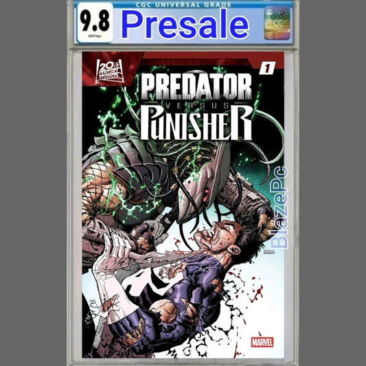 Predator Vs Punisher #1 CGC 9.8 Dustin Weaver Cover A Marvel Comics 2026 PRESALE