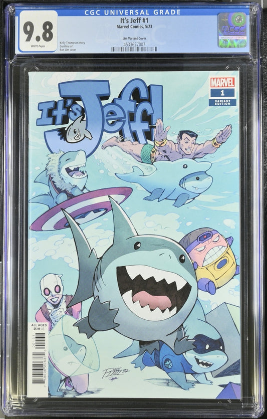 Its Jeff #1 CGC 9.8 Cover B 1st Print Ron Lim Variant Rivals Marvel 2023