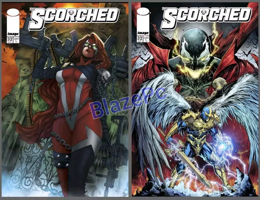 The Scorched #32 Cover A B Variant Set Options Spawn Image 2024 NM