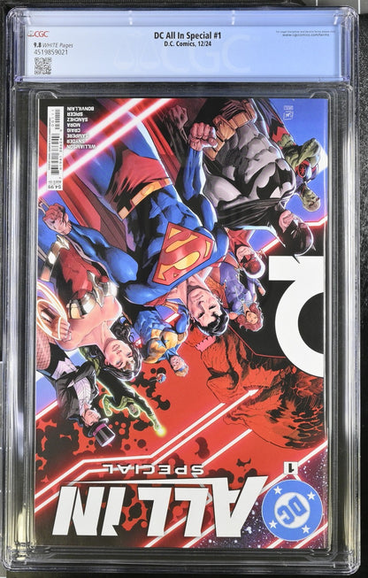 DC All In Special #1 CGC 9.8 Sampere Cover A 1st Print Absolute On Front Batman