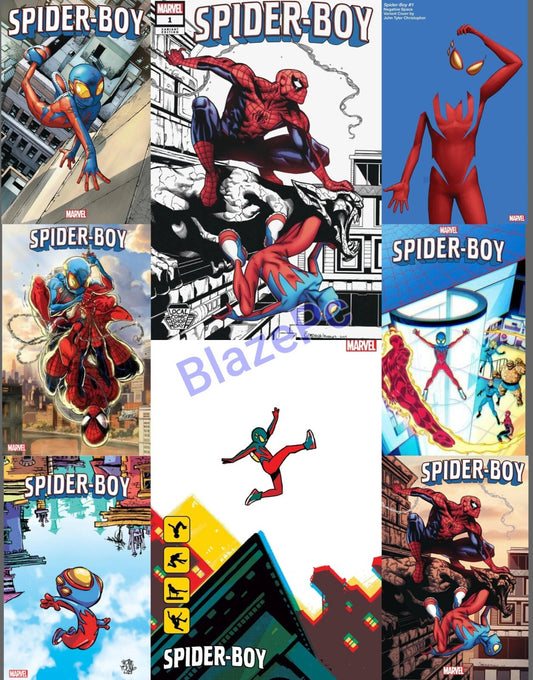 Spider-Boy #1 Cover A B C D E F Variant Set or LCSD 1:50 Options Slott 2023 NM
