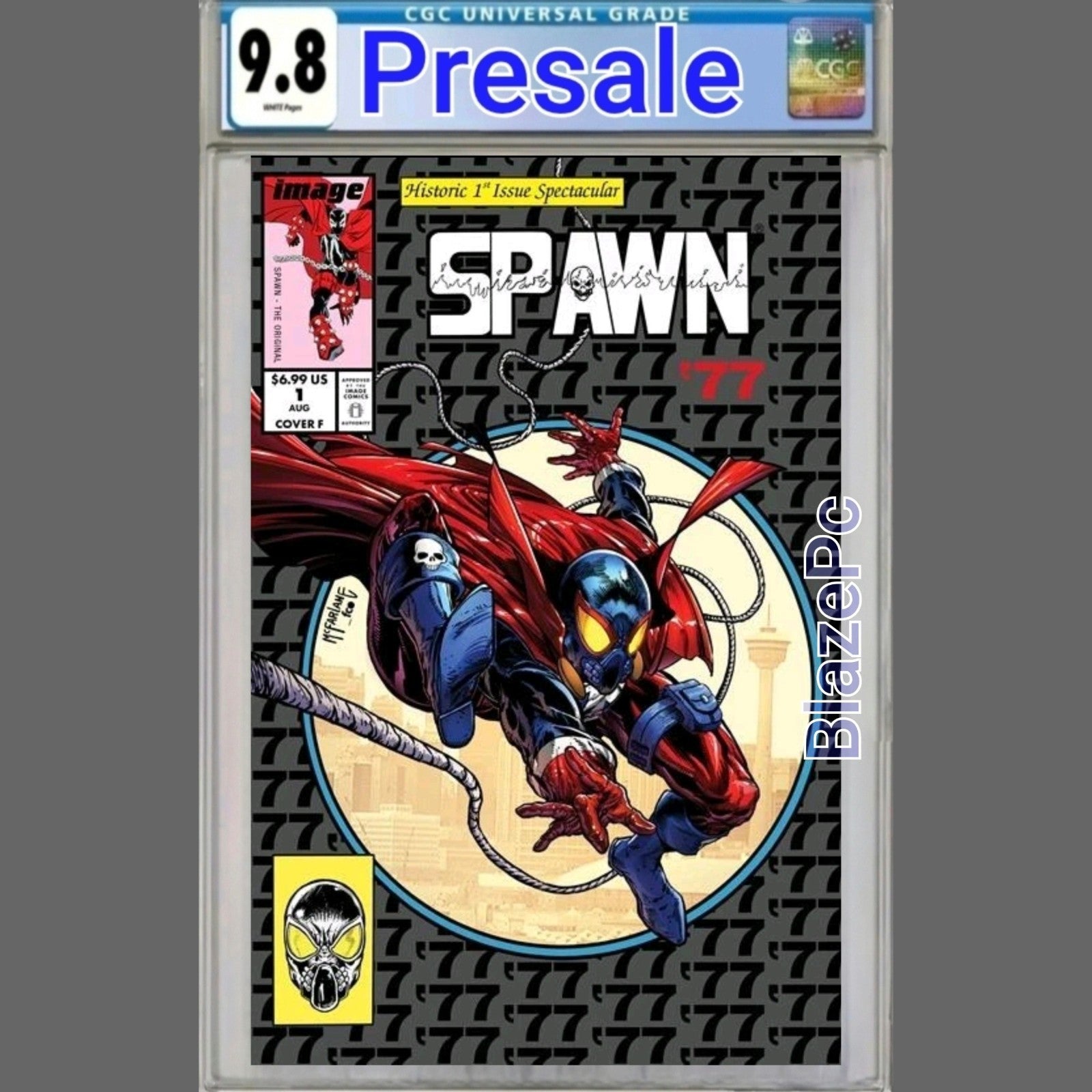 Spawn 77 #1 CGC 9.8 1:25 McFarlane Retro Logo Variant Image Comics 2026 PRESALE