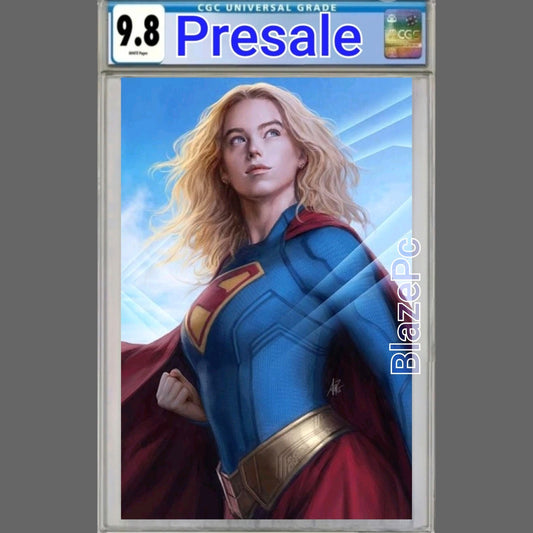 Superman #39 CGC 9.8 Cover E Artgerm Lau Supergirl Movie Alcock Variant PRESALE