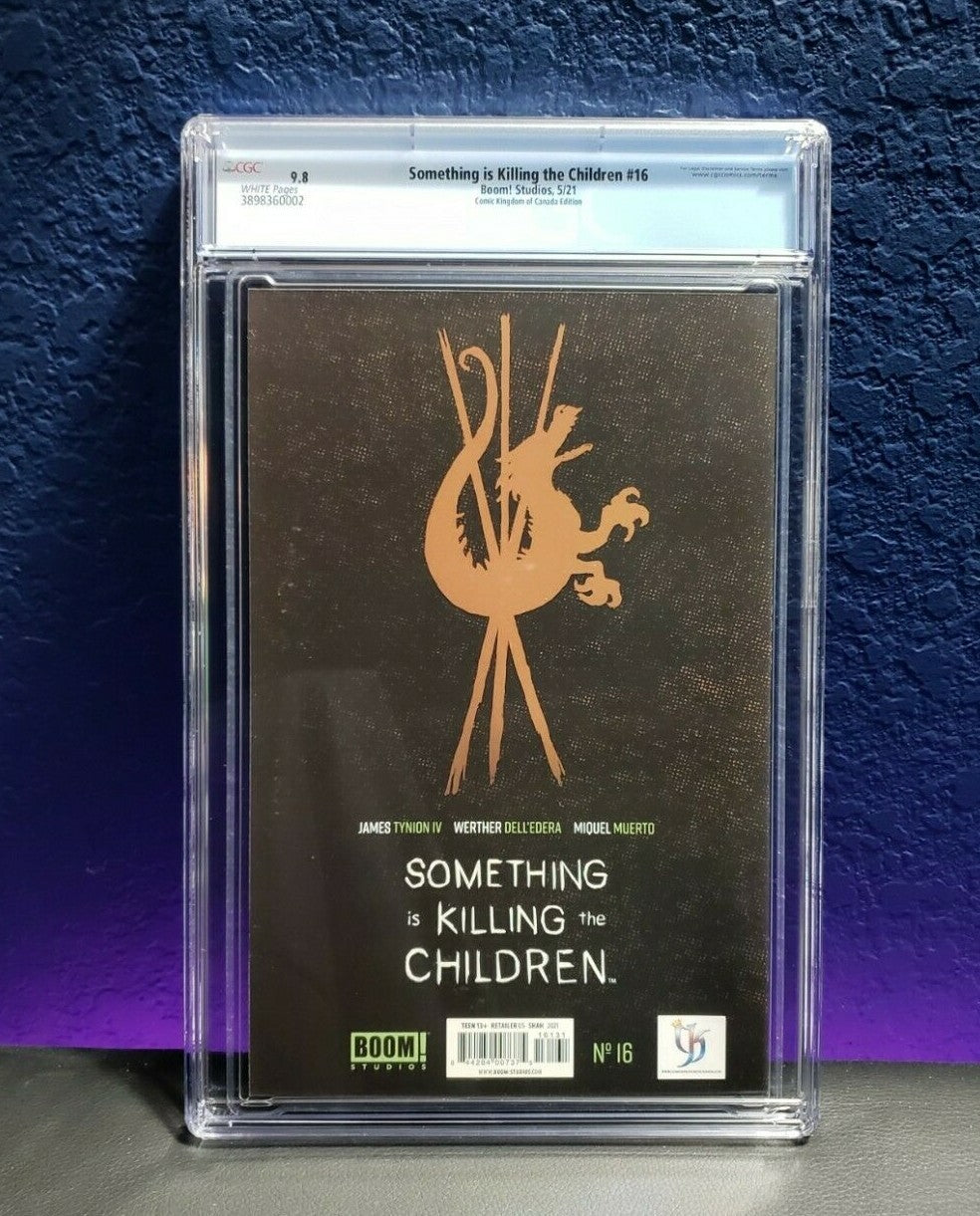 Something Is Killing The Children #16 CGC 9.8 Shah Virgin Variant 1st Jessica